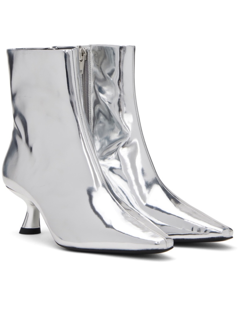 Simon Miller Silver Chrome Kuki Boots